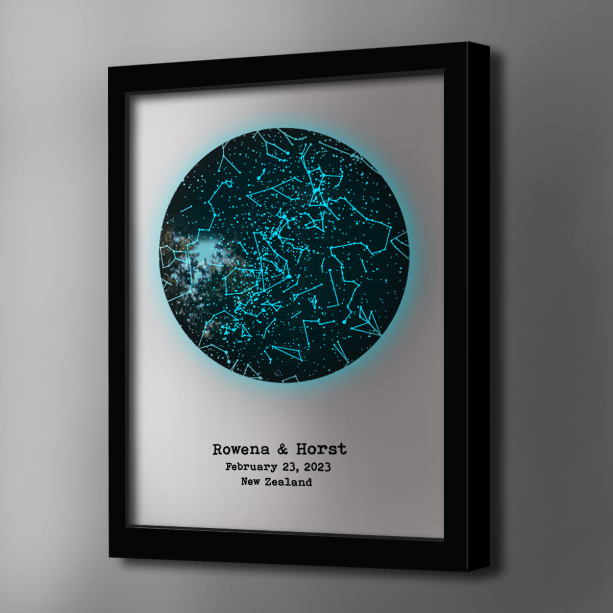 Paper Glow in the Dark Star Map