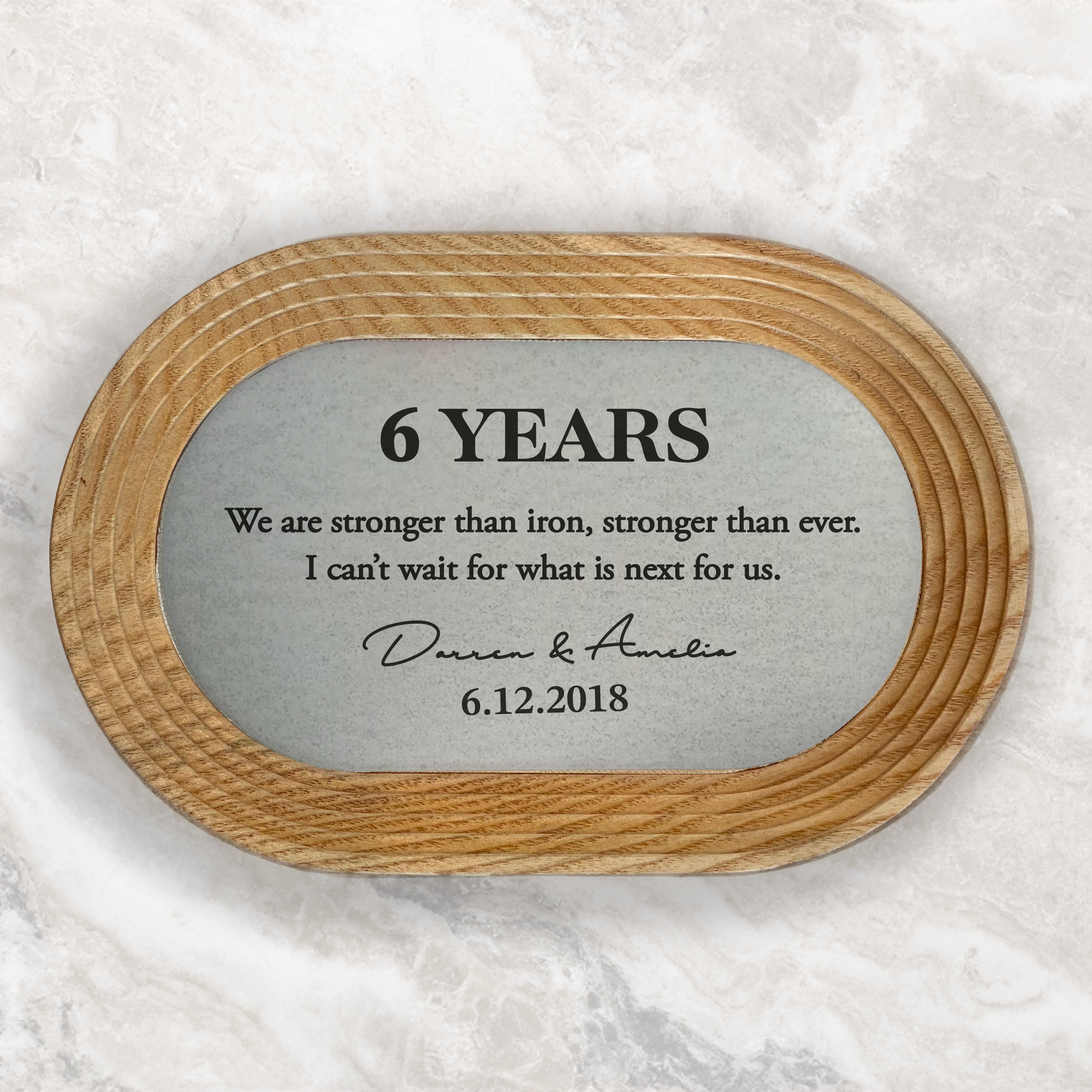 Catchall tray with customization on Iron