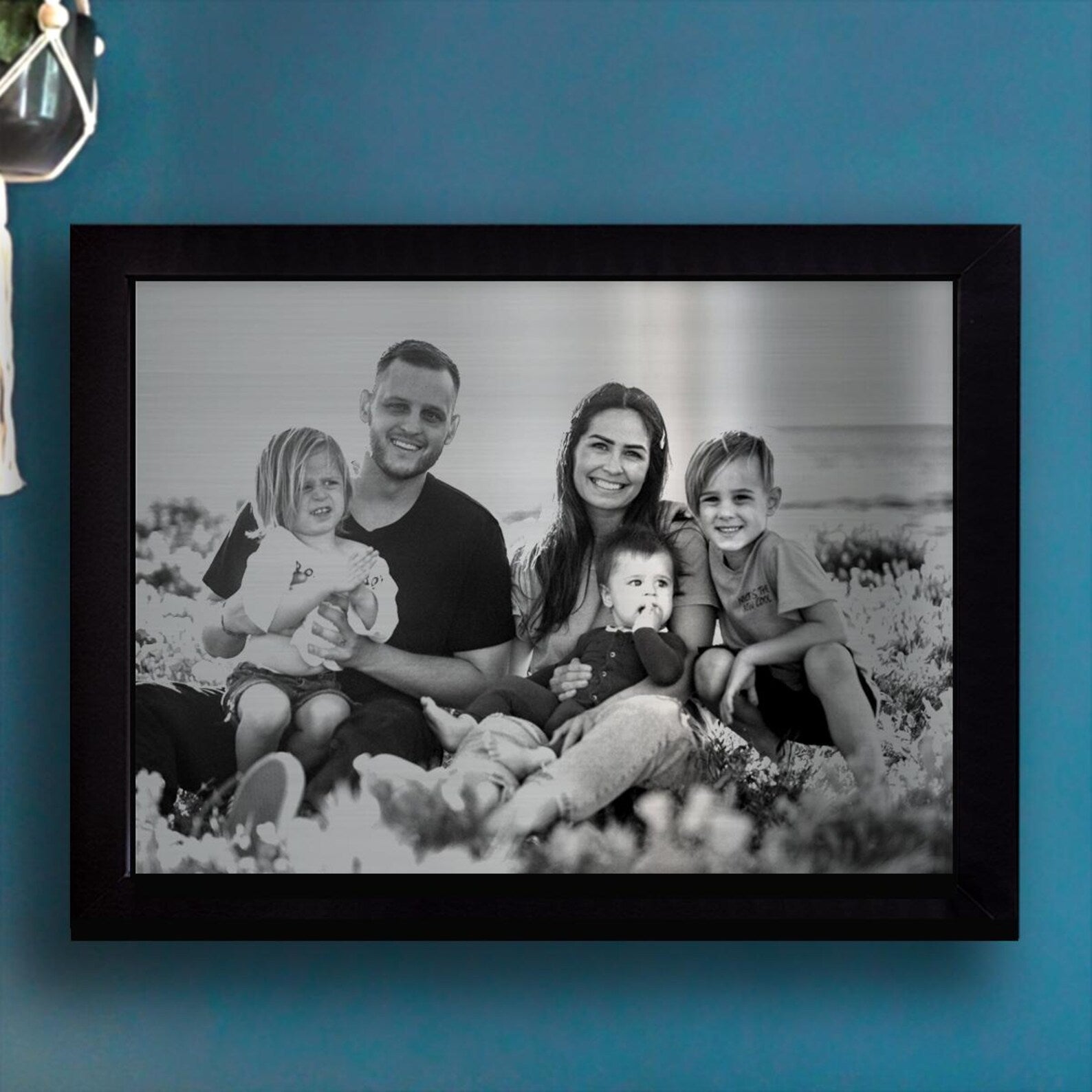 Personalized Aluminum Photo Wall Art - 10th Anniversary Gift for Him & Her