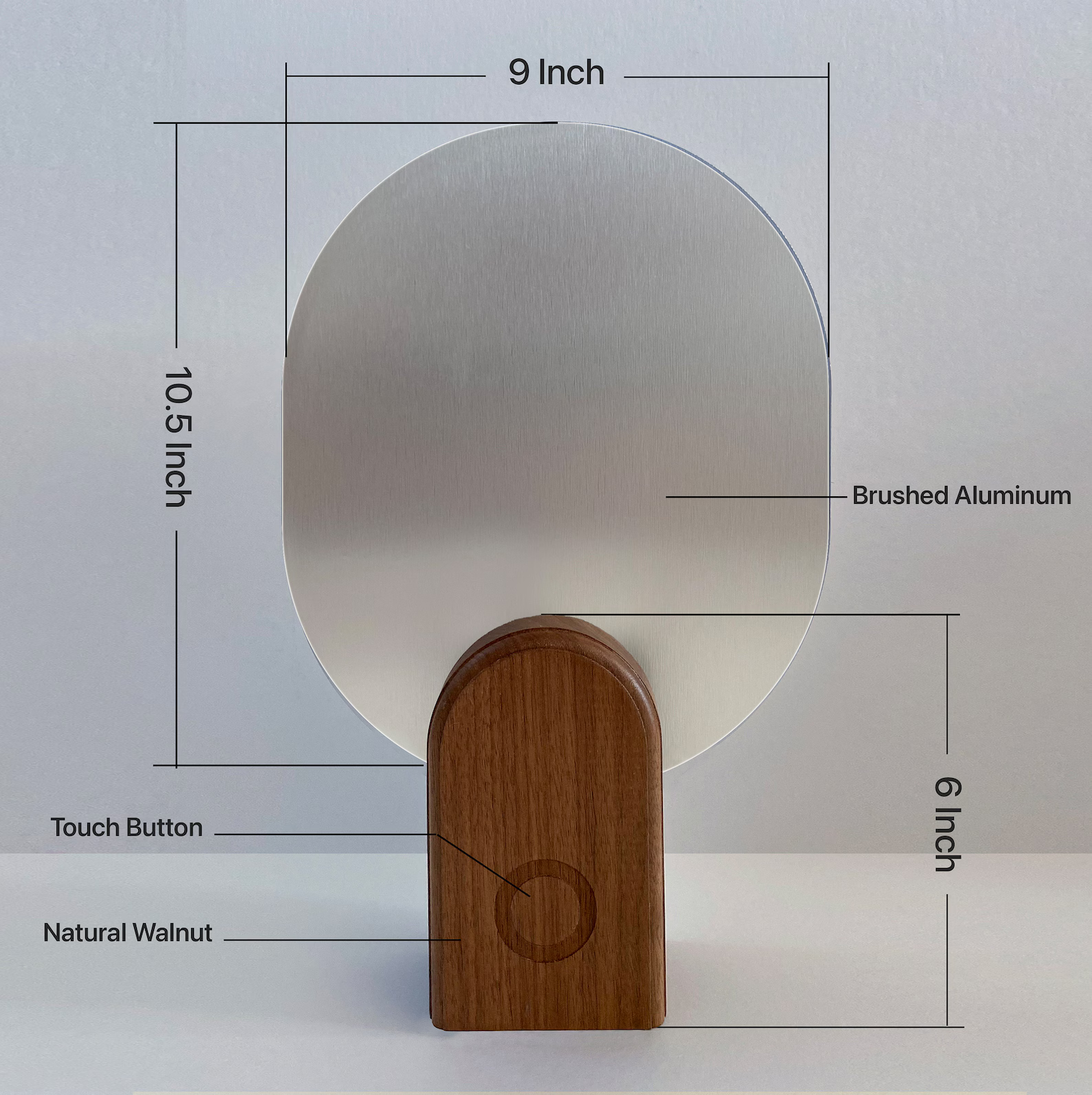 Custom picture with light stand for 10th Anniversary (bedside or living room decor)