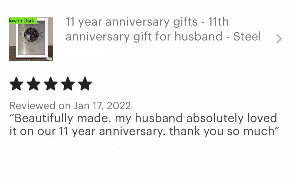 Steel Glow In The Dark Star Map