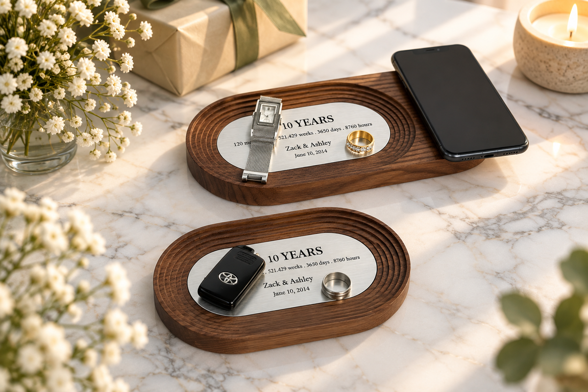 Is the 10 Year Anniversary Gift Tin or Aluminum? Gift Ideas, and the Diamond Question