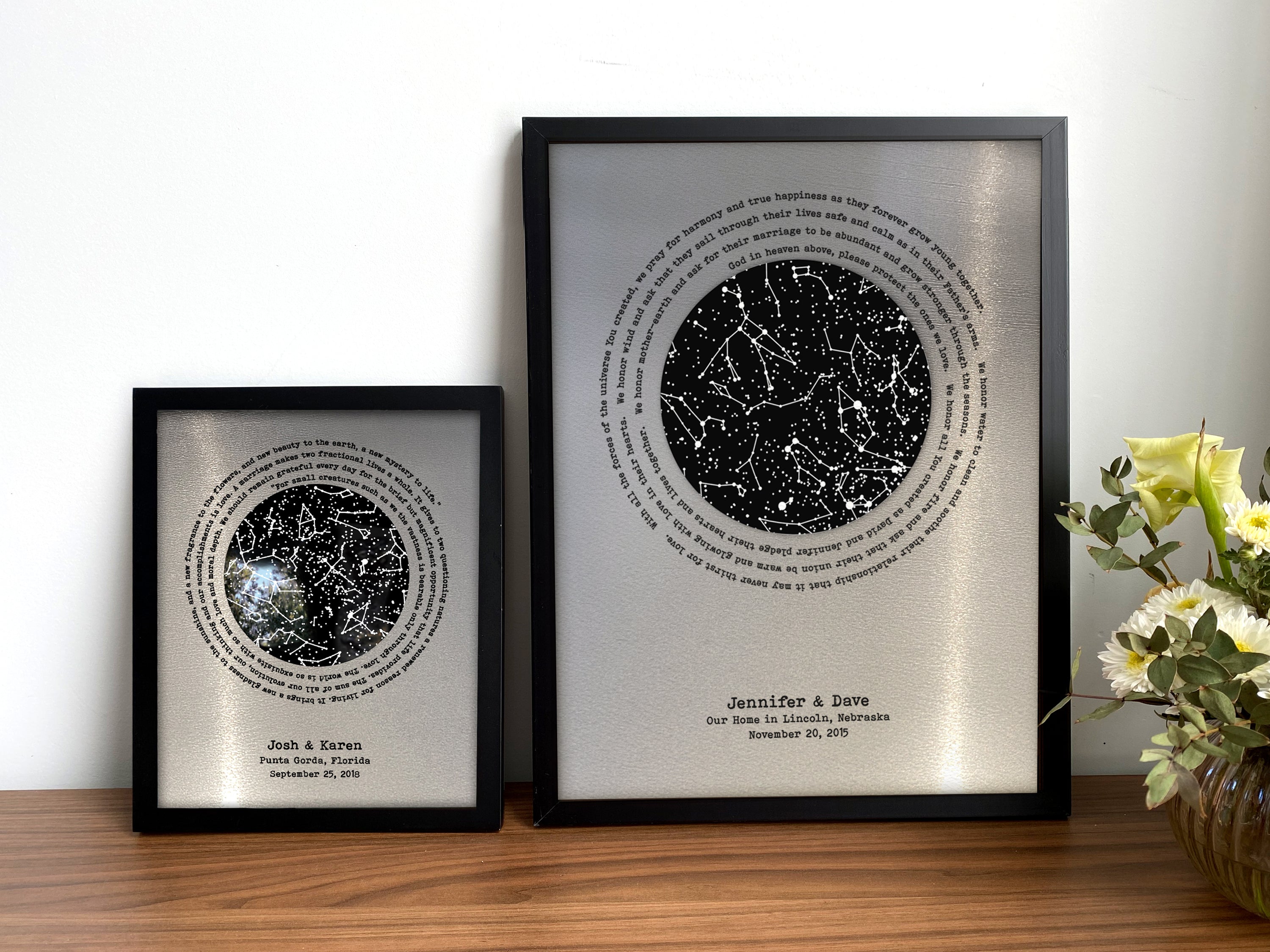 Iron Glow in the Dark Star Map