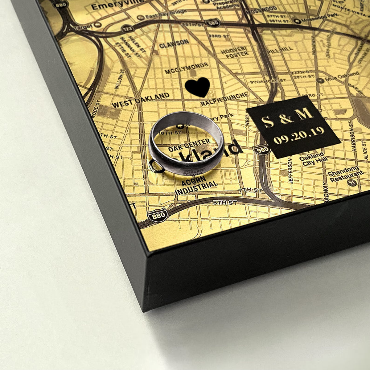 Brass Anniversary Gift - Personalized Catchall Tray - 21st Anniversary Gift for Him & Her | Custom Wording (Copy)