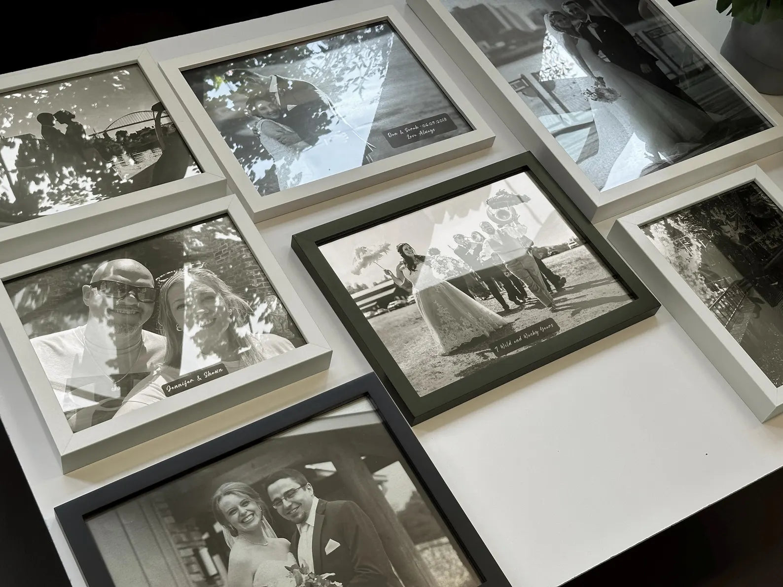 Personalized Iron Photo Wall Art - 6th Anniversary Gift for Him & Her