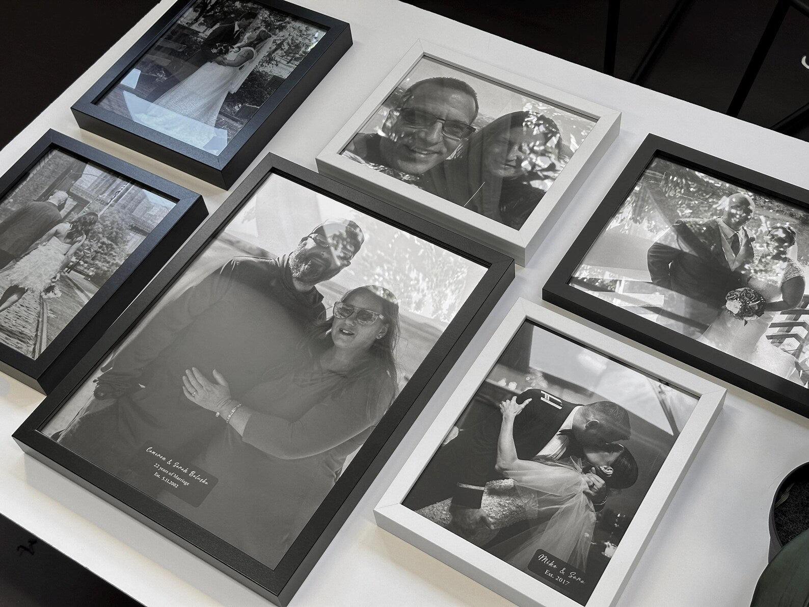 Personalized Aluminum Photo Wall Art - 10th Anniversary Gift for Him & Her