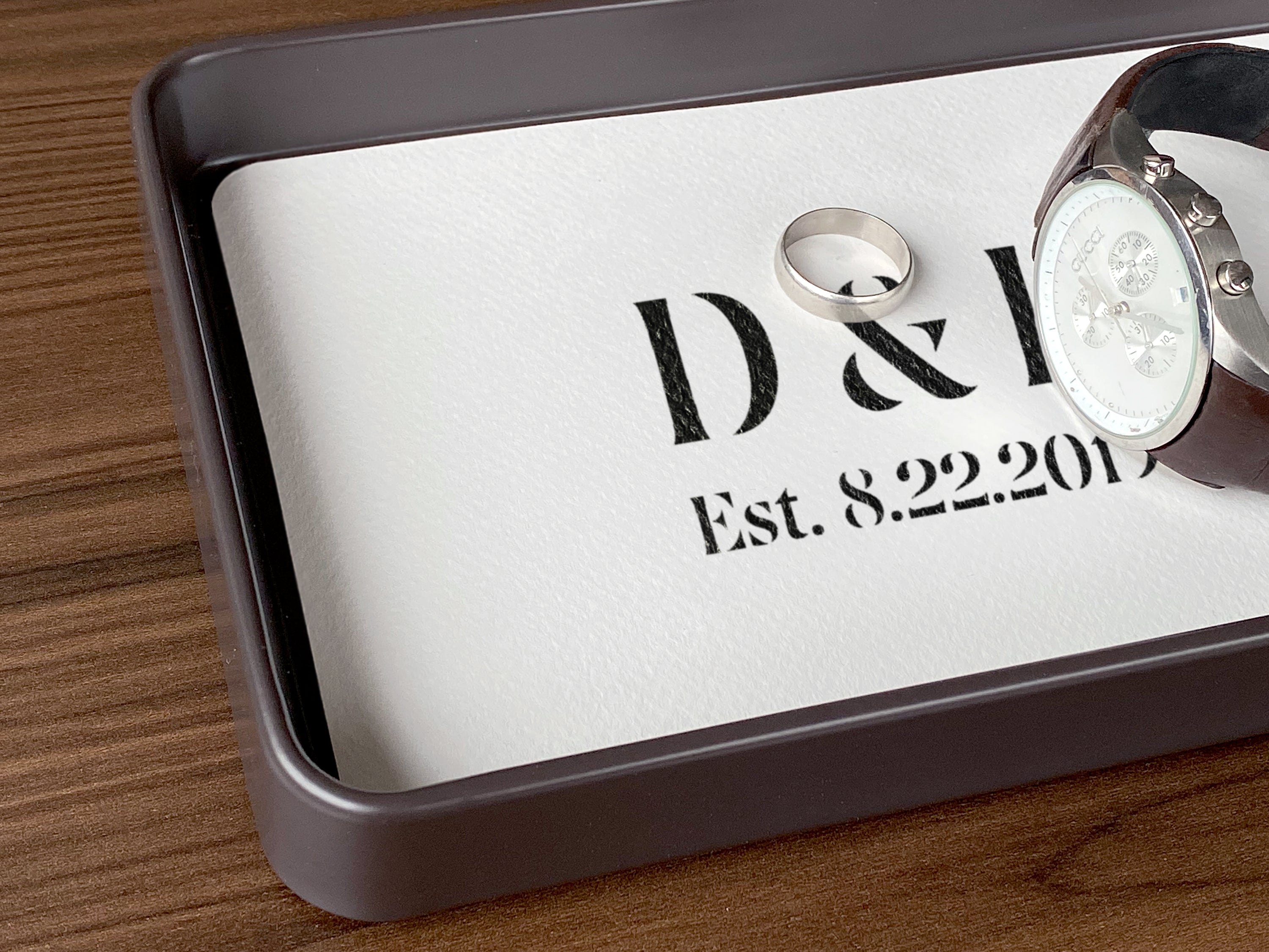 Custom Paper Tray With Your Custom Wording